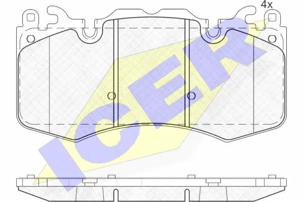 Brake Pad Set, disc brake (181956)