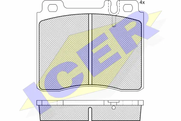 Brake Pad Set, disc brake (181158-396)