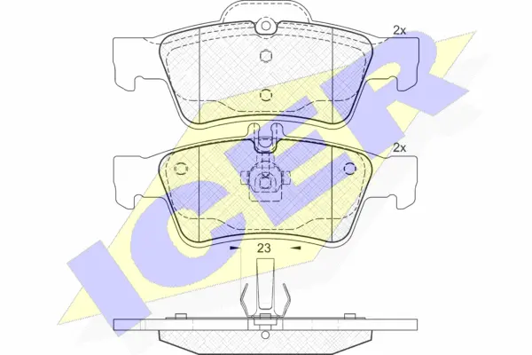 Brake Pad Set, disc brake (181576)