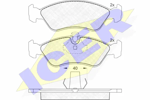Brake Pad Set, disc brake (181152)