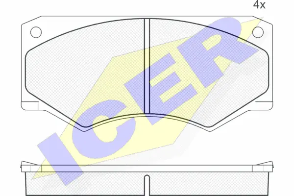 Brake Pad Set, disc brake (140279)