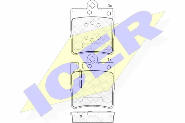 Brake Pad Set, disc brake (181312)