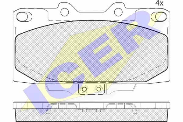 Brake Pad Set, disc brake (181733-203)