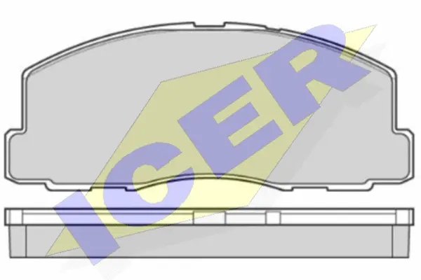 Brake Pad Set, disc brake (140539)