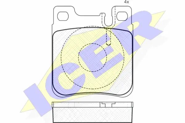 Brake Pad Set, disc brake (180976)