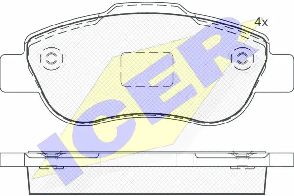 Brake Pad Set, disc brake (181659)