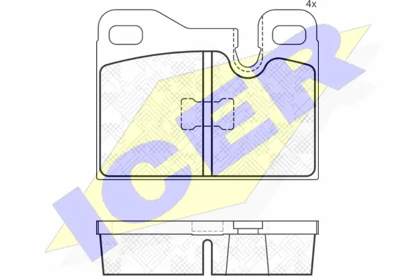 Brake Pad Set, disc brake (181624)