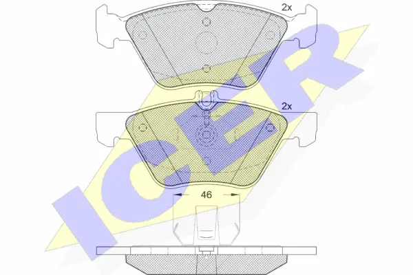 Brake Pad Set, disc brake (181159)