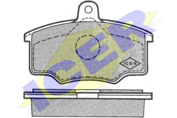 Brake Pad Set, disc brake (180280)