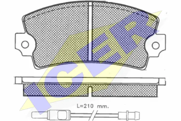 Brake Pad Set, disc brake (180116)