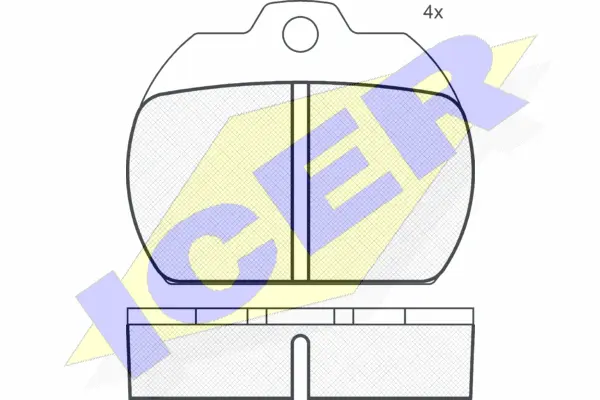 Brake Pad Set, disc brake (180161)
