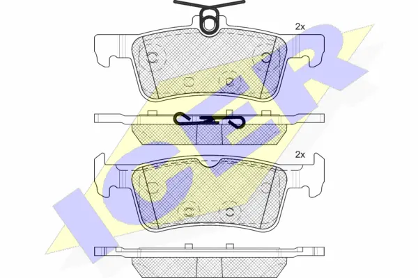 Brake Pad Set, disc brake (182174-200)