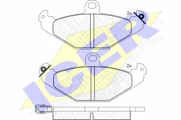 Brake Pad Set, disc brake (181379)