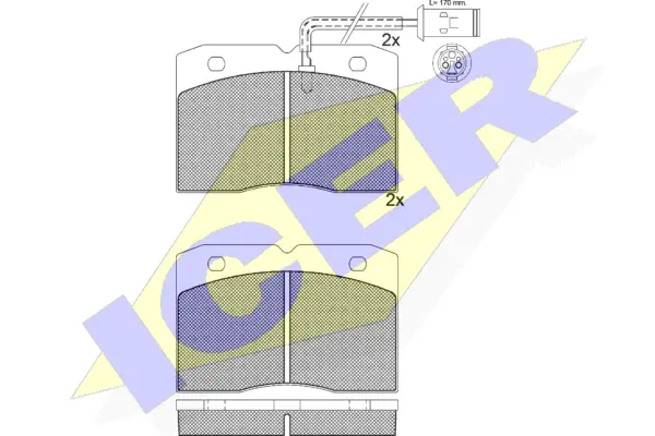 Brake Pad Set, disc brake (140892)