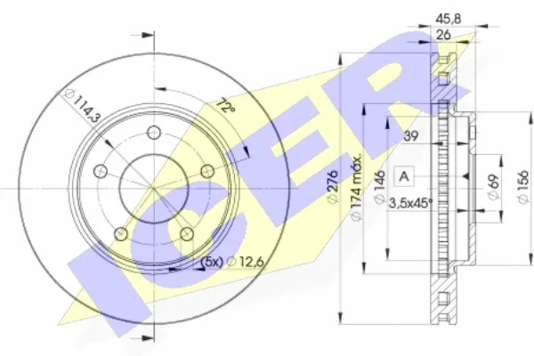 Brake Disc (78BD5923-2)