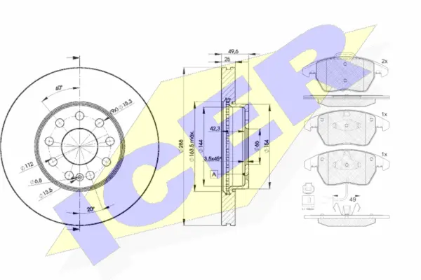 Brake Kit, disc brake (31567-5615)