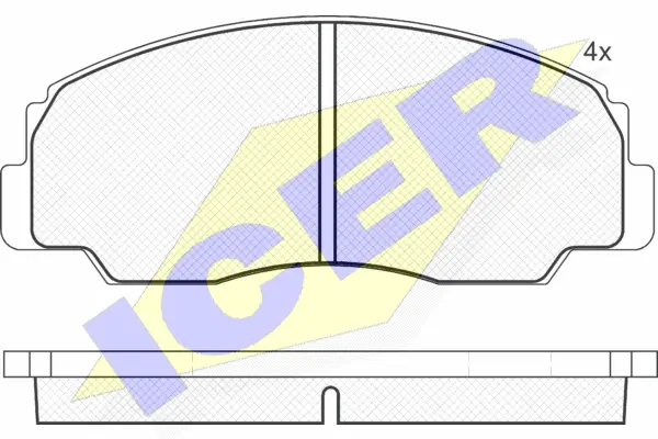 Brake Pad Set, disc brake (141021)