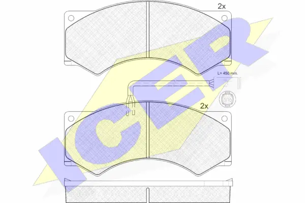 Brake Pad Set, disc brake (150739)