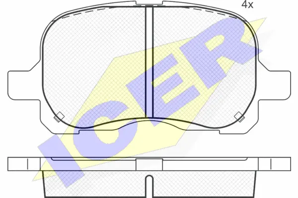 Brake Pad Set, disc brake (181408)