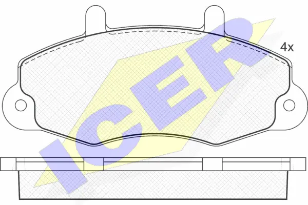 Brake Pad Set, disc brake (140896)