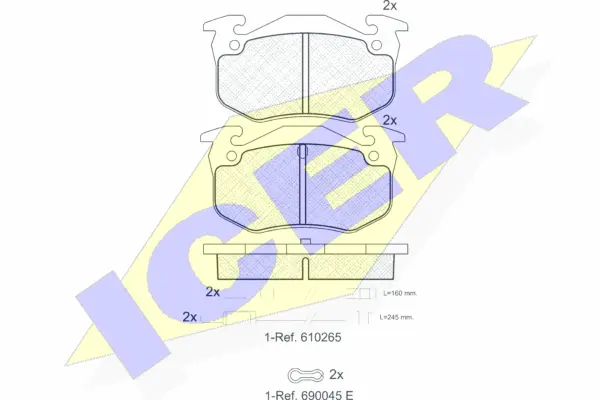 Brake Pad Set, disc brake (180417-066)