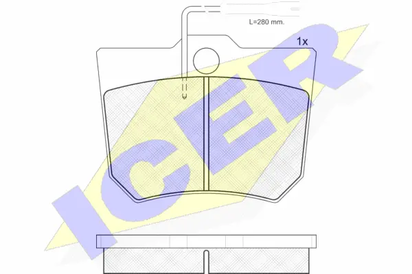 Brake Pad Set, disc brake (120426)