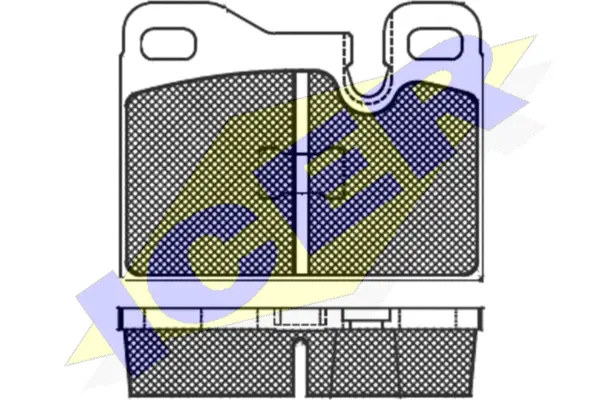 Brake Pad Set, disc brake (180645)