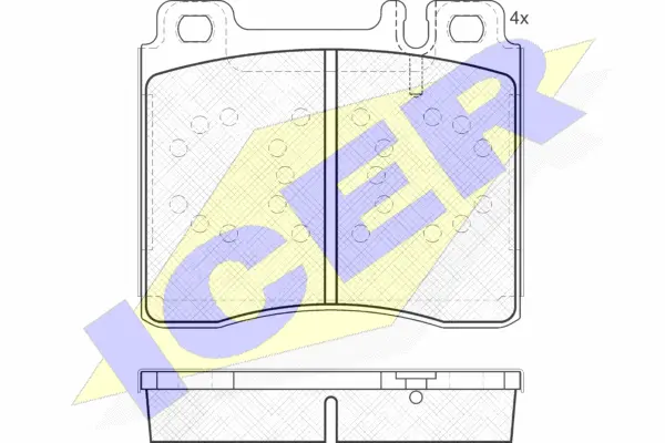 Brake Pad Set, disc brake (181158)