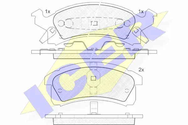 Brake Pad Set, disc brake (181412)