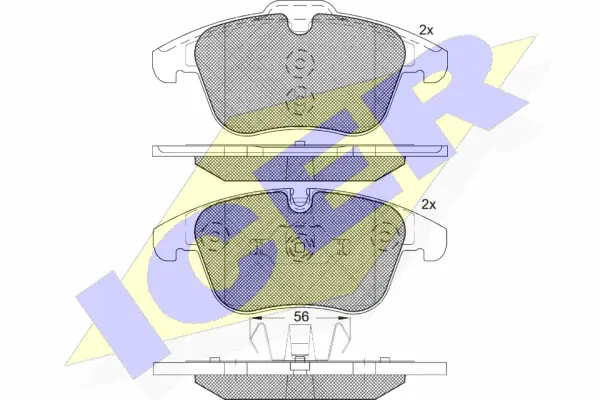 Brake Pad Set, disc brake (181775-203)