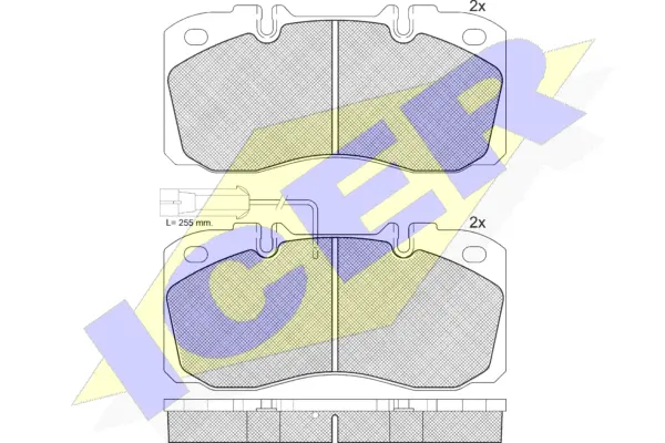 Brake Pad Set, disc brake (151161-203)