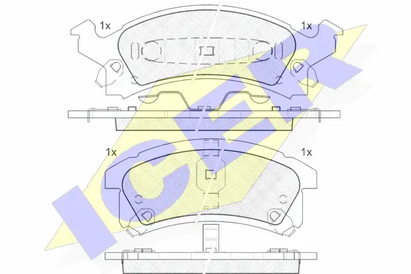 Brake Pad Set, disc brake (181413)