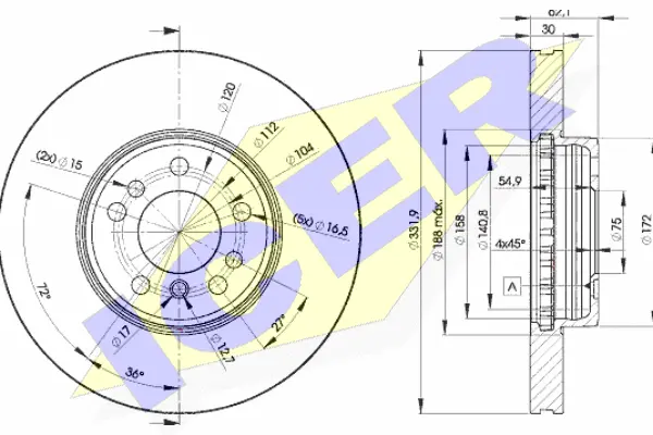 Brake Disc (78BD6045-2)