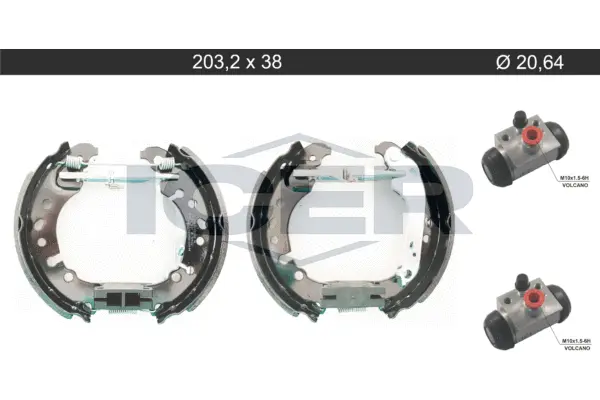 Brake Shoe Set (79KT0127 C)