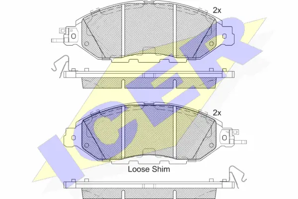 Brake Pad Set, disc brake (182234)