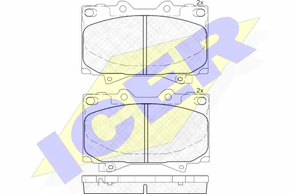 Brake Pad Set, disc brake (181723)