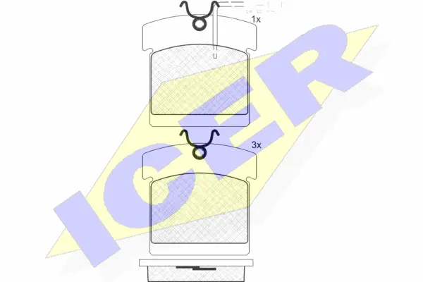 Brake Pad Set, disc brake (140449)
