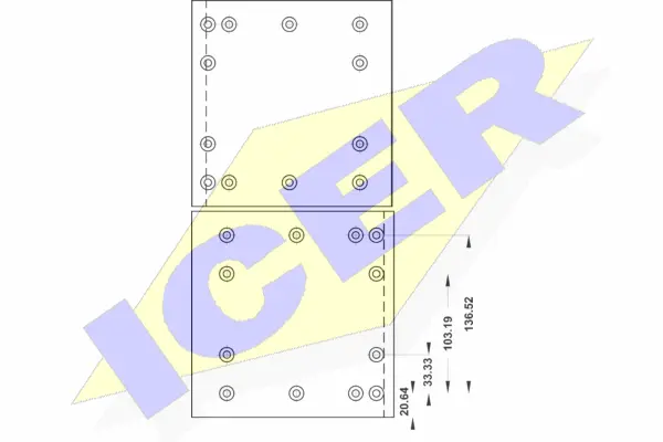Brake Lining Kit, drum brake (21 9036 00)