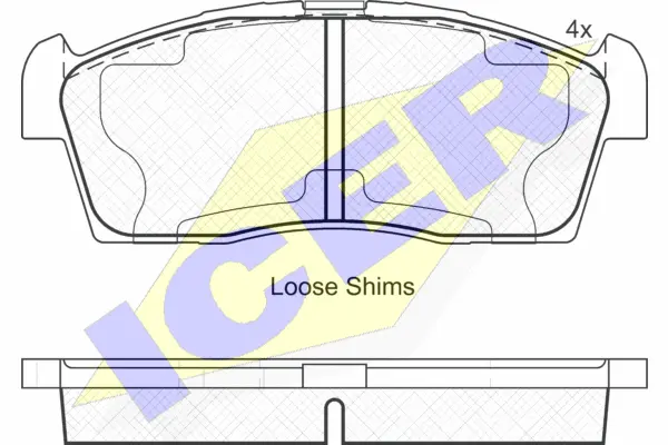 Brake Pad Set, disc brake (181833)