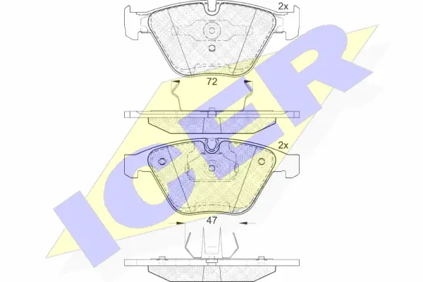 Brake Pad Set, disc brake (181814)