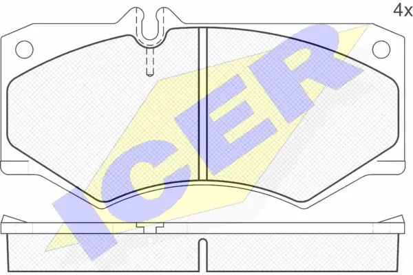 Brake Pad Set, disc brake (140405)