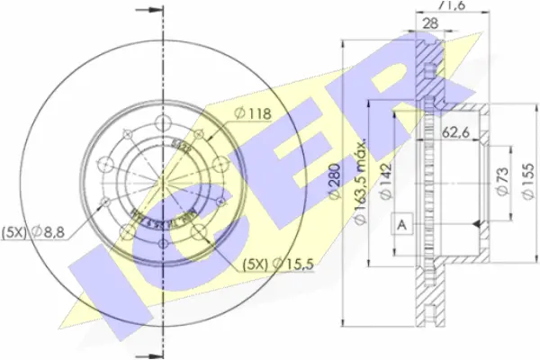 Brake Disc (78BD5622-2)