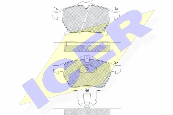 Brake Pad Set, disc brake (181218)
