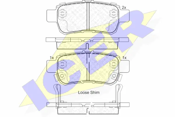 Brake Pad Set, disc brake (181941)