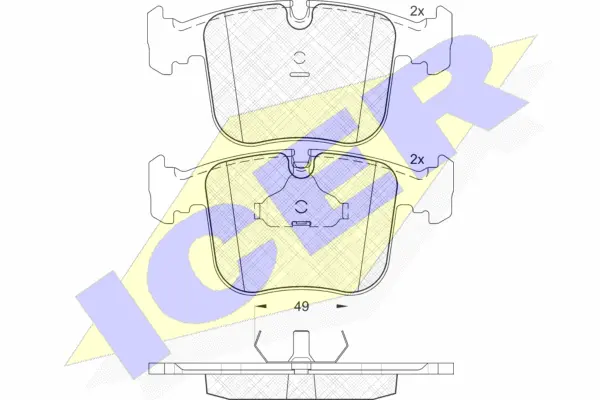 Brake Pad Set, disc brake (181628)