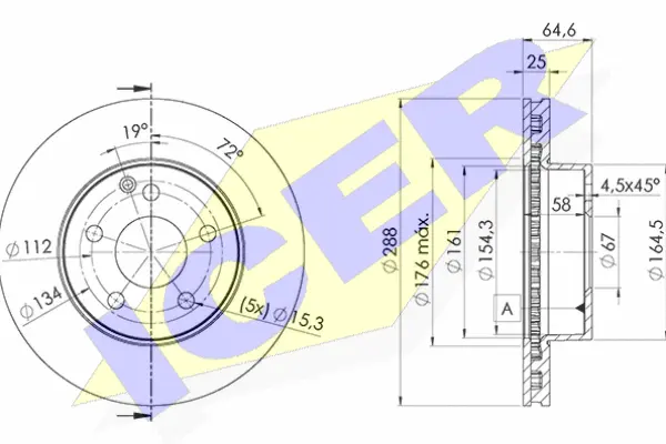 Brake Disc (78BD6476-2)