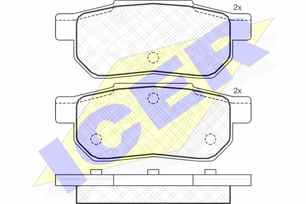 Brake Pad Set, disc brake (181045)