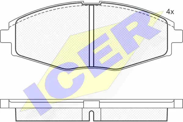 Brake Pad Set, disc brake (181262)