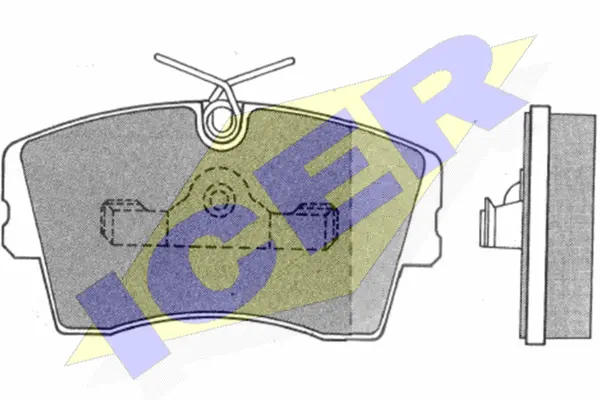 Brake Pad Set, disc brake (180471)