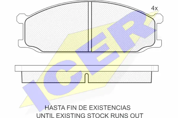 Brake Pad Set, disc brake (140331)